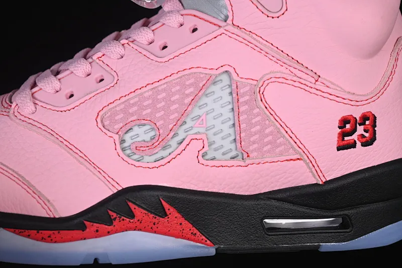 All categories Air Jordan Jordan series basketball shoes Air Jordan 5 TG version Awake NY x Air Jordan 5 "Arctic Pink" AJ5 Joe 5 joint pink top layer basketball shoes DV4982-600